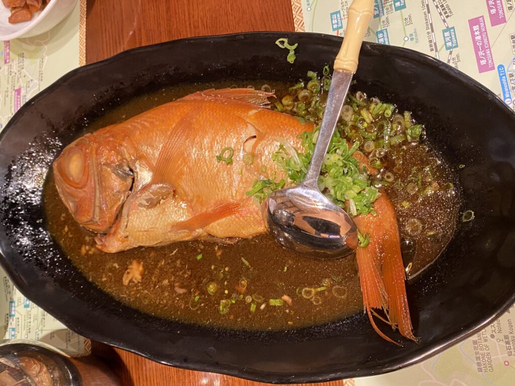 陽だまり 一の湯(旧：一の湯新館)の夕食の金目柔らかくておいしかった
